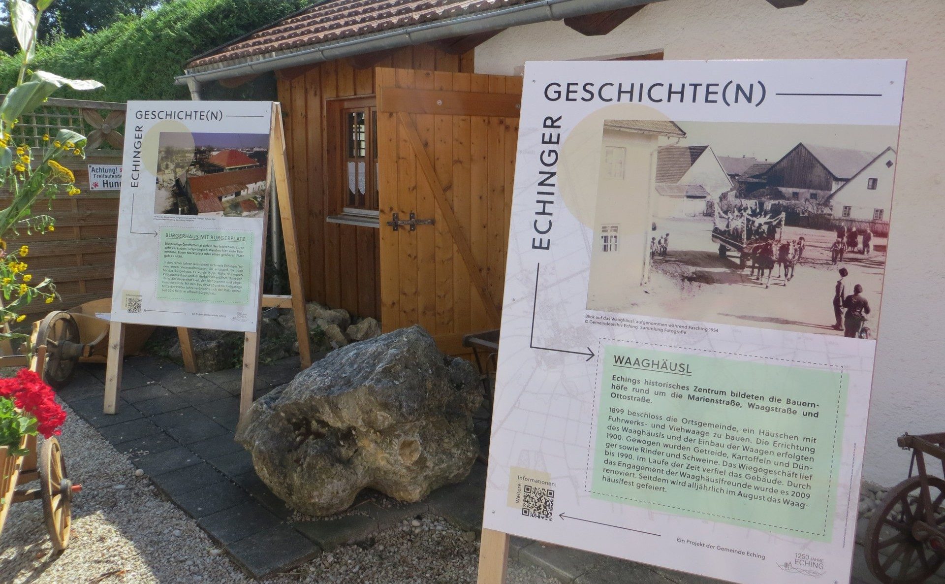 2024_Echinger Geschichte(n) beim Waaghäuslfest, c Gemeindearchiv Eching